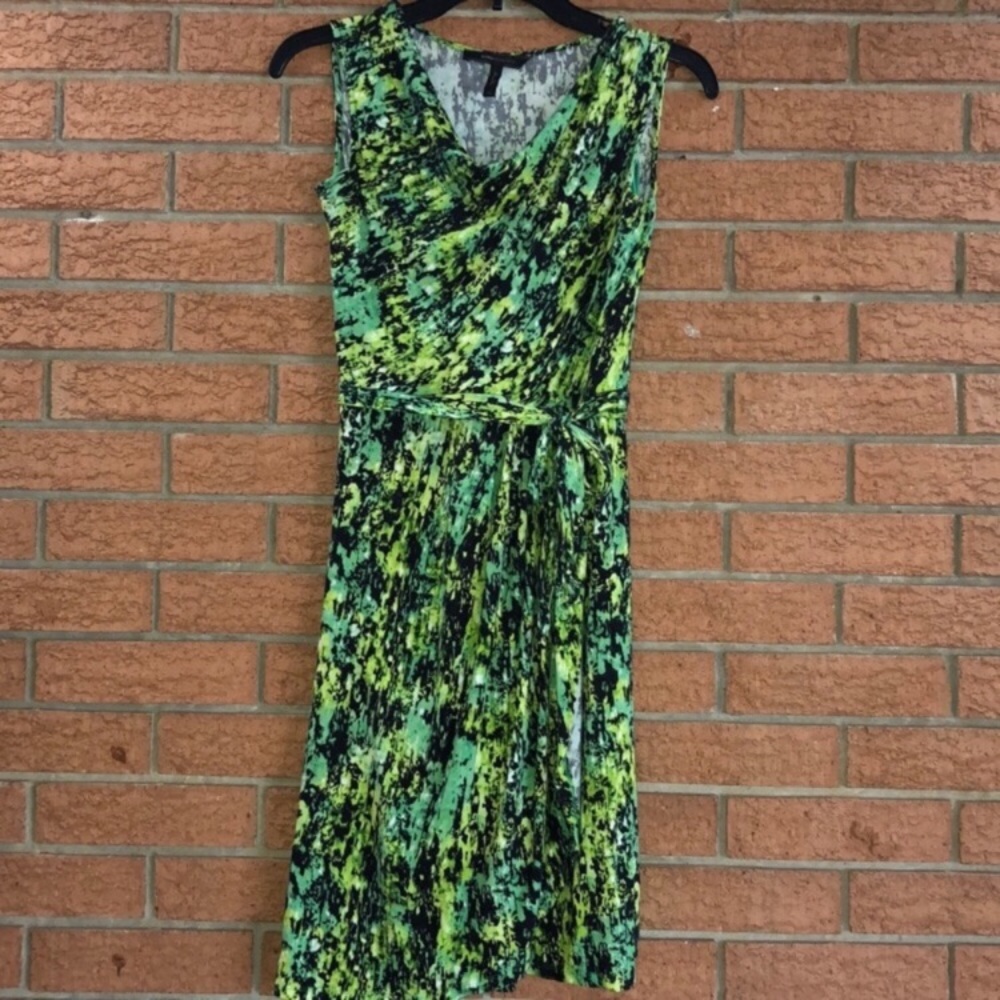BCBG MAXAZRIA💚MERI FAUX WRAP DRESS💚